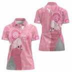 Australia Breast Cancer Awareness Women Polo Shirt Galah Faith Hope Love Pink Month - Aussie Hoodie
