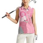 Australia Breast Cancer Awareness Women Sleeveless Polo Shirt Galah Faith Hope Love Pink Month - Aussie Hoodie