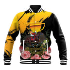 Personalised Australia Melbourne Cup Day Baseball Jacket Horse Racing Trophy With Roses LT14