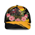 Australia Melbourne Cup Day Baseball Net Cap Horse Racing Trophy With Roses - Aussie Hoodie