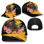 Australia Melbourne Cup Day Baseball Net Cap Horse Racing Trophy With Roses - Aussie Hoodie