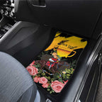 Personalised Australia Melbourne Cup Day Car Mats Horse Racing Trophy With Roses LT14