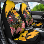 Personalised Australia Melbourne Cup Day Car Seat Cover Horse Racing Trophy With Roses LT14
