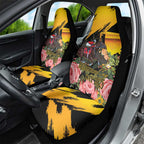 Personalised Australia Melbourne Cup Day Car Seat Cover Horse Racing Trophy With Roses LT14