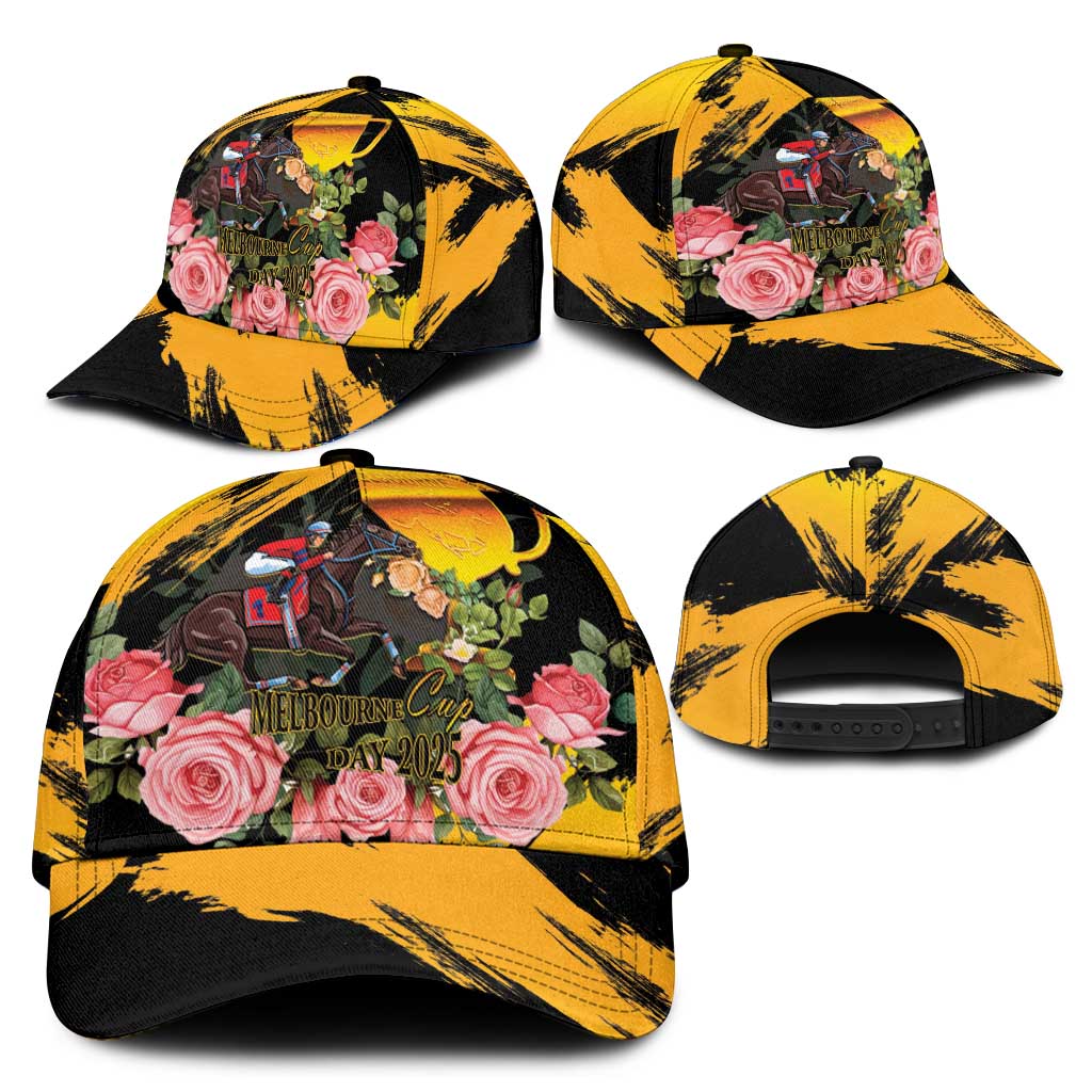 Australia Melbourne Cup Day Classic Cap Horse Racing Trophy With Roses - Aussie Hoodie