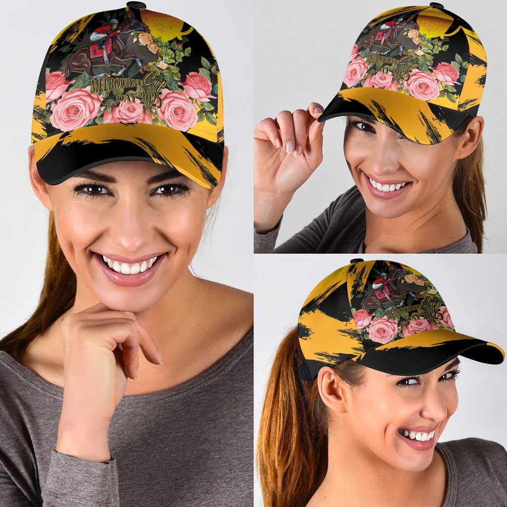 Australia Melbourne Cup Day Classic Cap Horse Racing Trophy With Roses - Aussie Hoodie