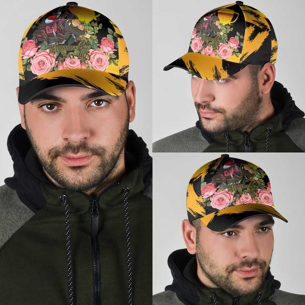 Australia Melbourne Cup Day Classic Cap Horse Racing Trophy With Roses - Aussie Hoodie