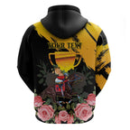 Personalised Australia Melbourne Cup Day Hoodie Horse Racing Trophy With Roses LT14