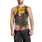 Personalised Australia Melbourne Cup Day Men Tank Top Horse Racing Trophy With Roses LT14