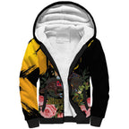 Personalised Australia Melbourne Cup Day Sherpa Hoodie Horse Racing Trophy With Roses LT14