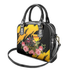 Personalised Australia Melbourne Cup Day Shoulder Handbag Horse Racing Trophy With Roses LT14