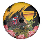 Personalised Australia Melbourne Cup Day Spare Tire Cover Horse Racing Trophy With Roses LT14