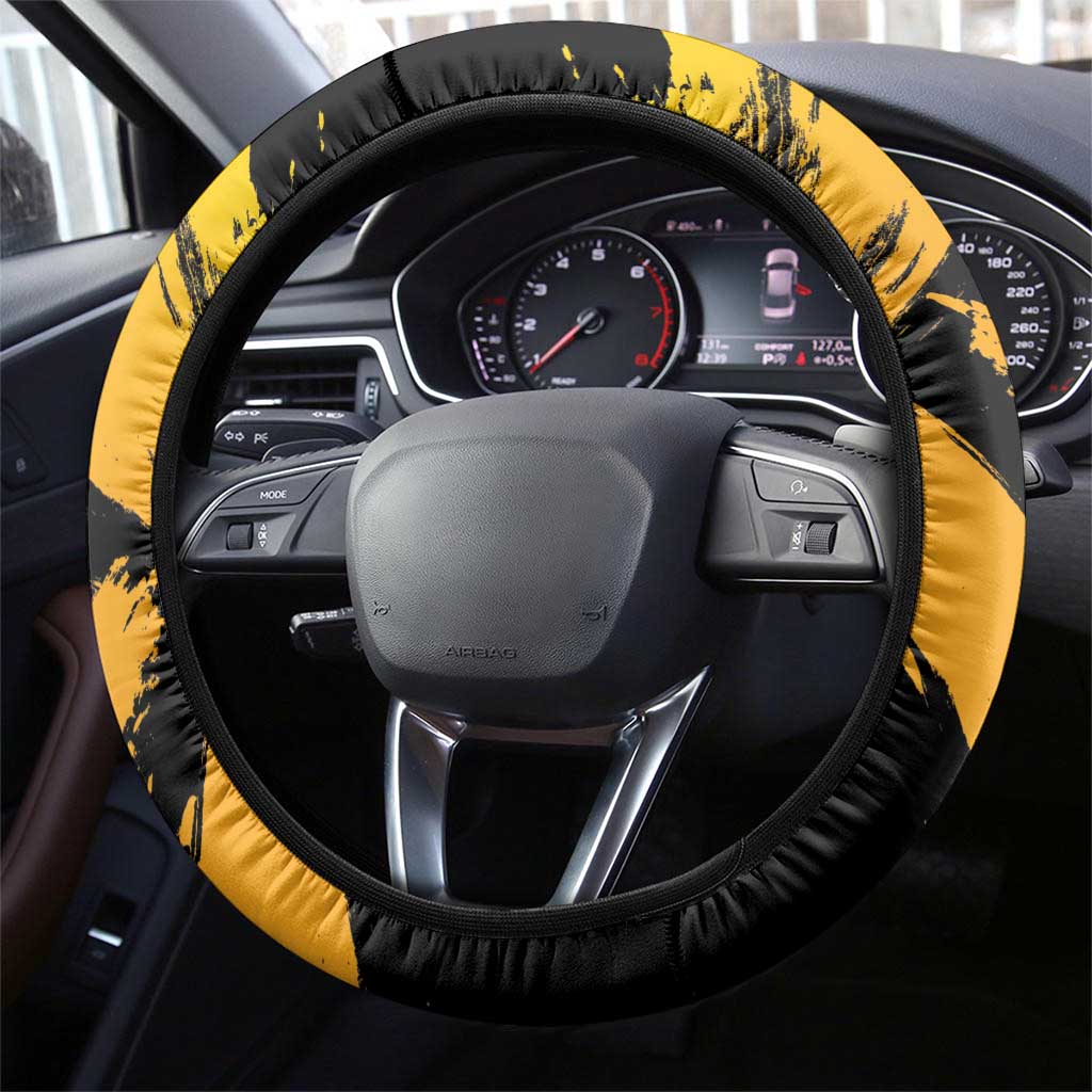 Australia Melbourne Cup Day Steering Wheel Cover Horse Racing Trophy With Roses LT14
