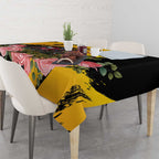 Personalised Australia Melbourne Cup Day Tablecloth Horse Racing Trophy With Roses LT14