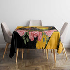 Personalised Australia Melbourne Cup Day Tablecloth Horse Racing Trophy With Roses LT14