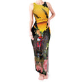 Personalised Australia Melbourne Cup Day Tank Maxi Dress Horse Racing Trophy With Roses LT14