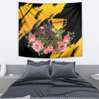 Personalised Australia Melbourne Cup Day Tapestry Horse Racing Trophy With Roses LT14