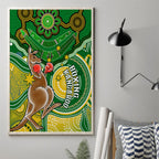 personalised-australia-boxing-kangaroo-canvas-wall-art-aussie-indigenous-art-mix-national-color
