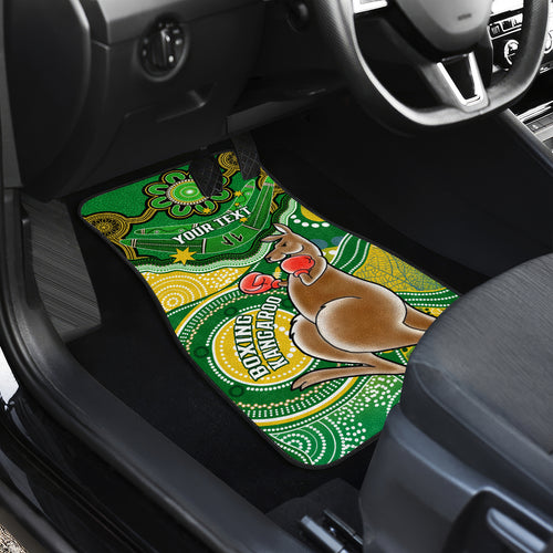 personalised-australia-boxing-kangaroo-car-mats-aussie-indigenous-art-mix-national-color