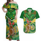 personalised-australia-boxing-kangaroo-couples-matching-off-shoulder-maxi-dress-and-hawaiian-shirt-aussie-indigenous-art-mix-national-color