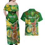 personalised-australia-boxing-kangaroo-couples-matching-off-shoulder-maxi-dress-and-hawaiian-shirt-aussie-indigenous-art-mix-national-color