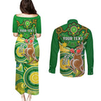 personalised-australia-boxing-kangaroo-couples-matching-puletasi-dress-and-long-sleeve-button-shirt-aussie-indigenous-art-mix-national-color