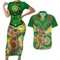 personalised-australia-boxing-kangaroo-couples-matching-short-sleeve-bodycon-dress-and-hawaiian-shirt-aussie-indigenous-art-mix-national-color