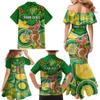 personalised-australia-boxing-kangaroo-family-matching-mermaid-dress-and-hawaiian-shirt-aussie-indigenous-art-mix-national-color