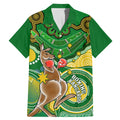 personalised-australia-boxing-kangaroo-family-matching-mermaid-dress-and-hawaiian-shirt-aussie-indigenous-art-mix-national-color