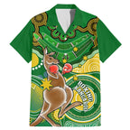 personalised-australia-boxing-kangaroo-family-matching-mermaid-dress-and-hawaiian-shirt-aussie-indigenous-art-mix-national-color