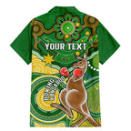 personalised-australia-boxing-kangaroo-family-matching-mermaid-dress-and-hawaiian-shirt-aussie-indigenous-art-mix-national-color