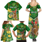 personalised-australia-boxing-kangaroo-family-matching-summer-maxi-dress-and-hawaiian-shirt-aussie-indigenous-art-mix-national-color