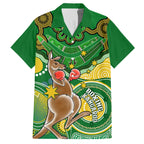 personalised-australia-boxing-kangaroo-family-matching-tank-maxi-dress-and-hawaiian-shirt-aussie-indigenous-art-mix-national-color