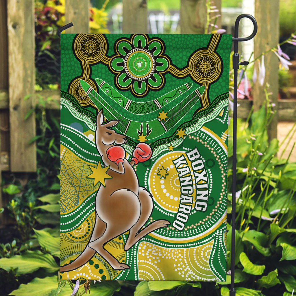 personalised-australia-boxing-kangaroo-garden-flag-aussie-indigenous-art-mix-national-color