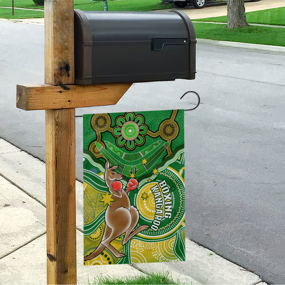 personalised-australia-boxing-kangaroo-garden-flag-aussie-indigenous-art-mix-national-color