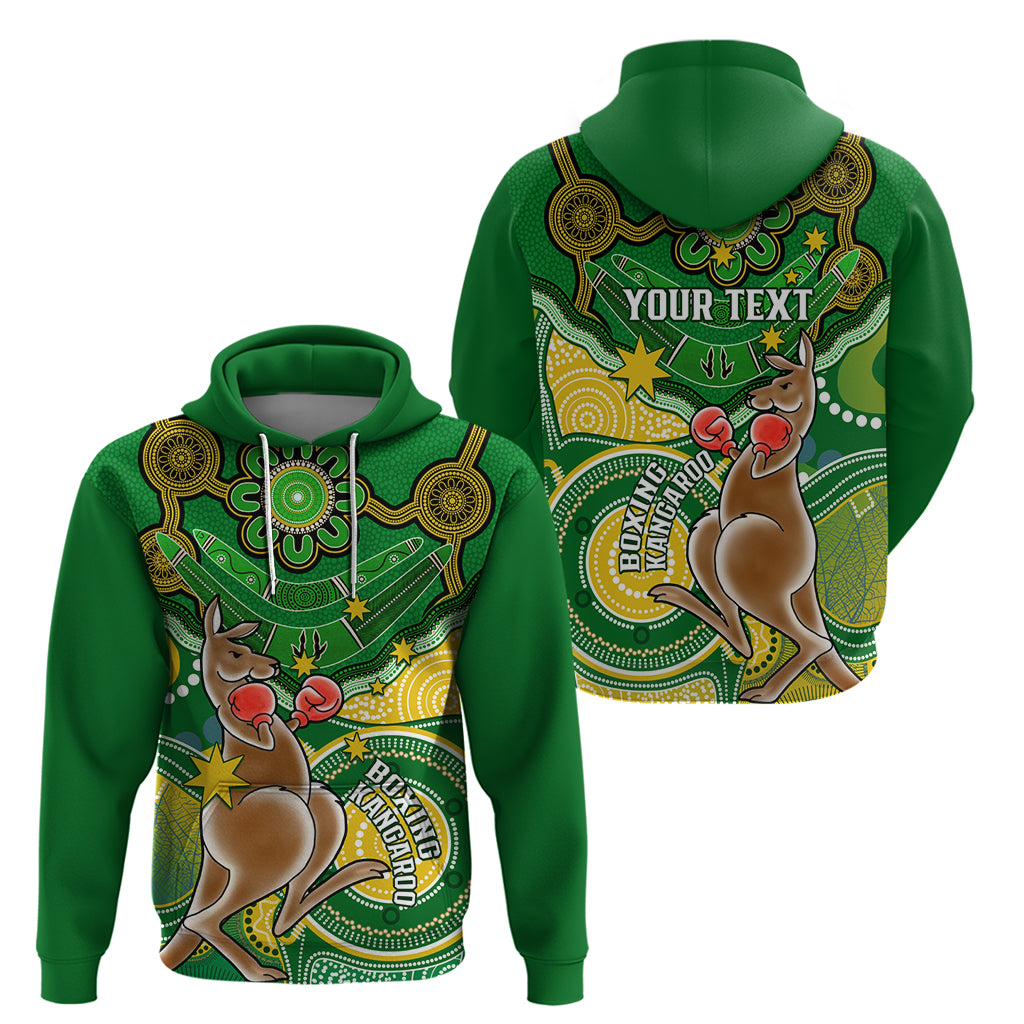 personalised-australia-boxing-kangaroo-hoodie-aussie-indigenous-art-mix-national-color