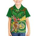 personalised-australia-boxing-kangaroo-kid-hawaiian-shirt-aussie-indigenous-art-mix-national-color