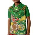 personalised-australia-boxing-kangaroo-kid-polo-shirt-aussie-indigenous-art-mix-national-color