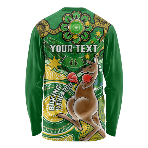 personalised-australia-boxing-kangaroo-long-sleeve-shirt-aussie-indigenous-art-mix-national-color