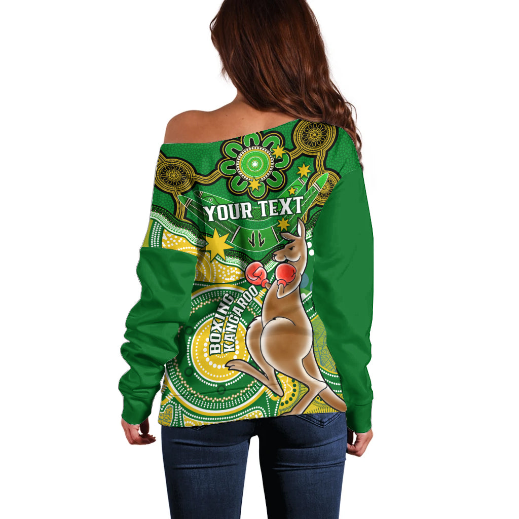 personalised-australia-boxing-kangaroo-off-shoulder-sweater-aussie-indigenous-art-mix-national-color
