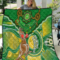 personalised-australia-boxing-kangaroo-quilt-aussie-indigenous-art-mix-national-color