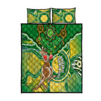 personalised-australia-boxing-kangaroo-quilt-bed-set-aussie-indigenous-art-mix-national-color