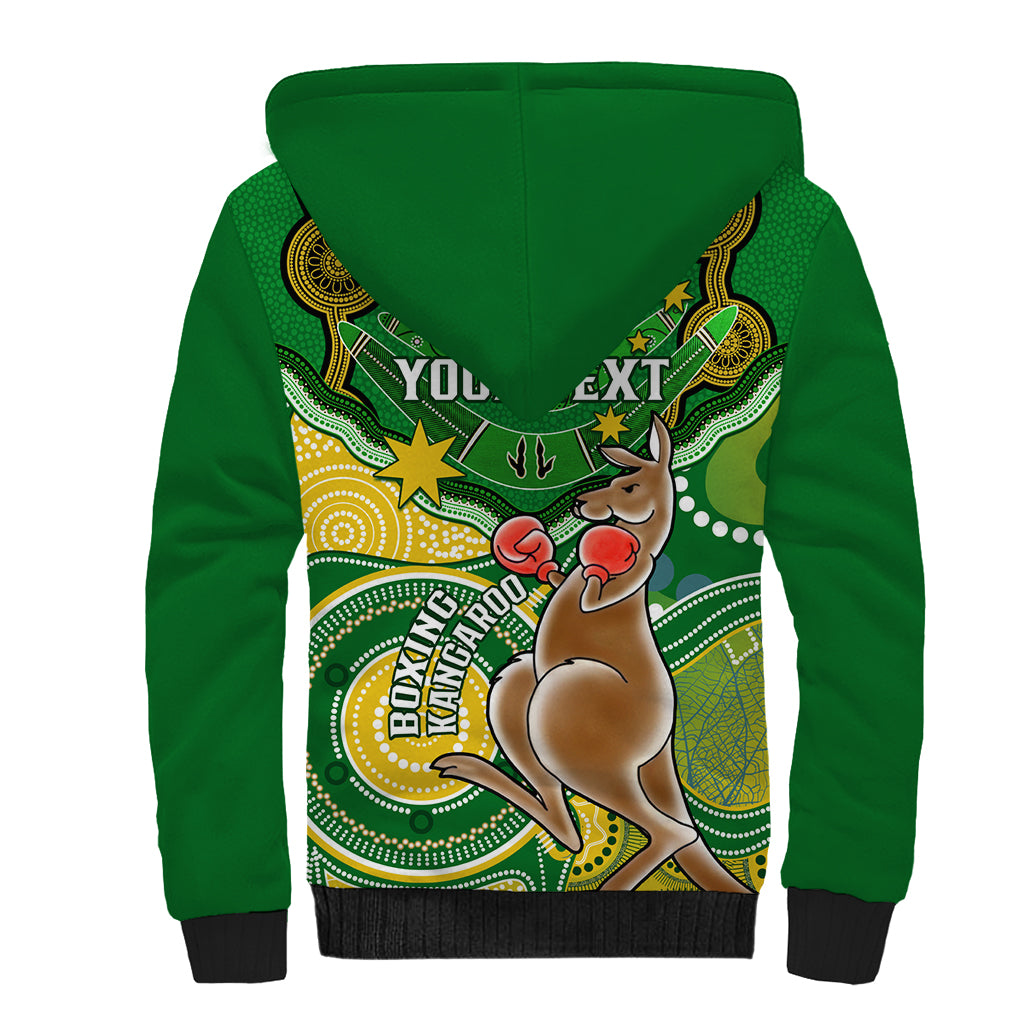 personalised-australia-boxing-kangaroo-sherpa-hoodie-aussie-indigenous-art-mix-national-color