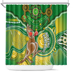 personalised-australia-boxing-kangaroo-shower-curtain-aussie-indigenous-art-mix-national-color