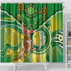 personalised-australia-boxing-kangaroo-shower-curtain-aussie-indigenous-art-mix-national-color