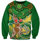 personalised-australia-boxing-kangaroo-sweatshirt-aussie-indigenous-art-mix-national-color