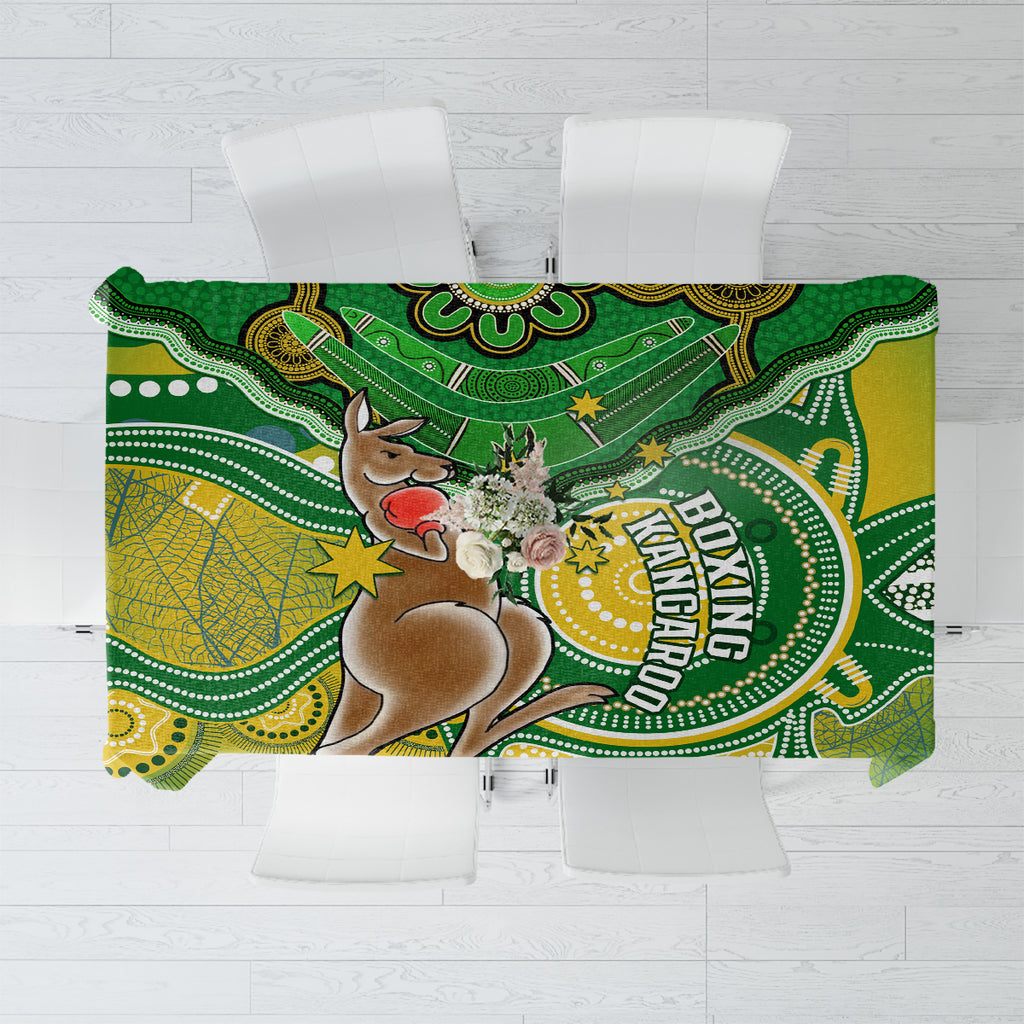personalised-australia-boxing-kangaroo-tablecloth-aussie-indigenous-art-mix-national-color