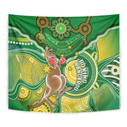 personalised-australia-boxing-kangaroo-tapestry-aussie-indigenous-art-mix-national-color