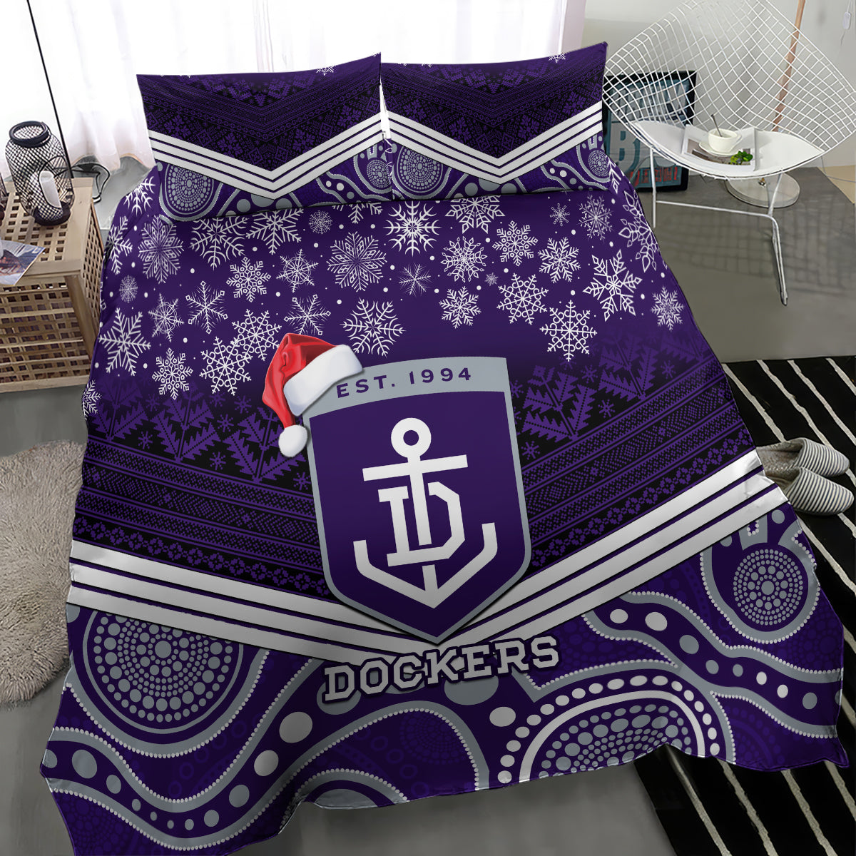 custom-dockers-football-christmas-bedding-set-merry-xmas-2023-mix-aboriginal-art