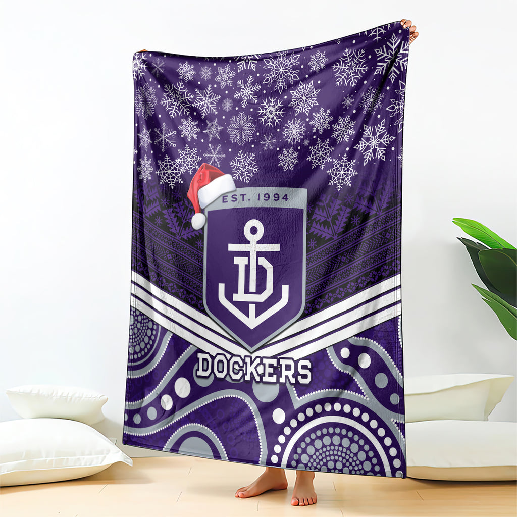 custom-dockers-football-christmas-blanket-merry-xmas-2023-mix-aboriginal-art